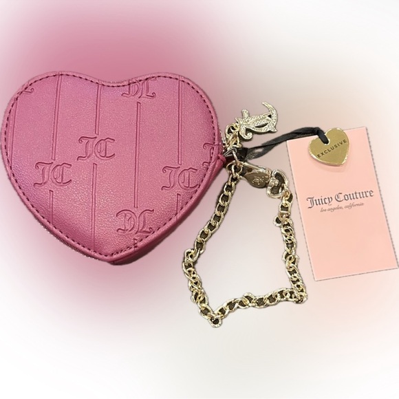 Juicy Couture “Drama Queen” Heart Coin Purse | Plum Berry - Picture 4 of 5
